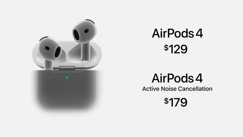 Apple AirPods 4 выпускаются в двух вариантах: вот в чем отличия